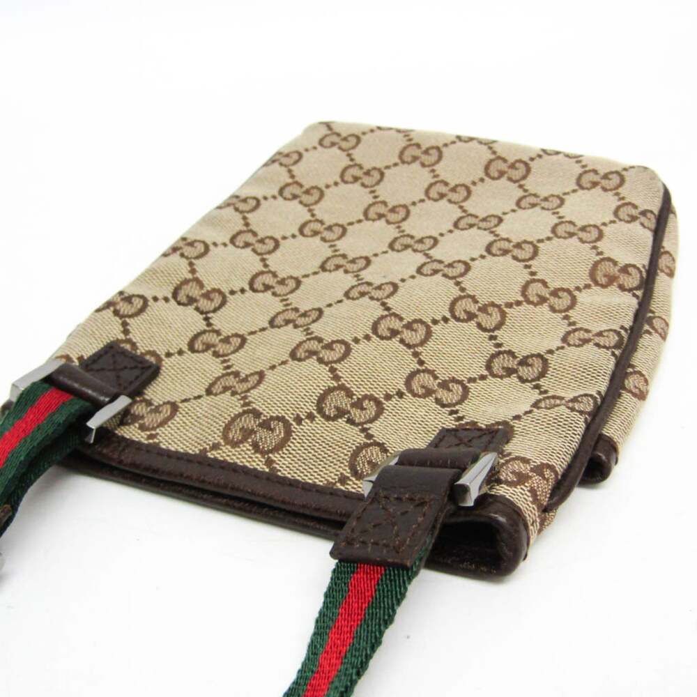 Gucci Web Strap Zip Messenger Bag Gg #251211G52B - Picture 8 of 9